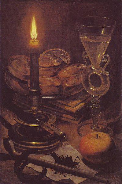 Georg Flegel Stilleben mit Kerze France oil painting art